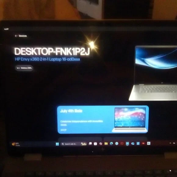 HP envy x360 2-in-1 laptop 16 inch
